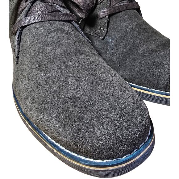 Alpine Swiss Mens 9 Brown Suede Chukka Boots Lace Up Shoes Crepe Sole EUC main image 4